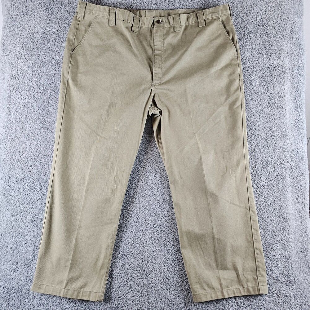 Carhartt Pants Mens 49x29* Khaki Relaxed Straight Casual Workwear B290 KHI Twill